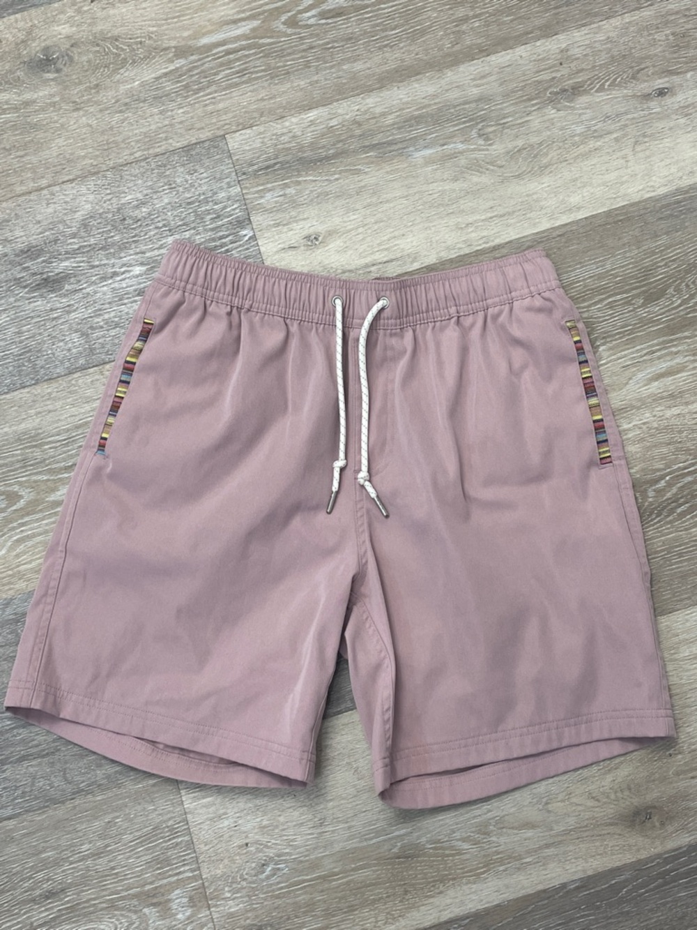 Wowie Men's Casual Mauve Drawstring Swim/Board Shorts Size Medium